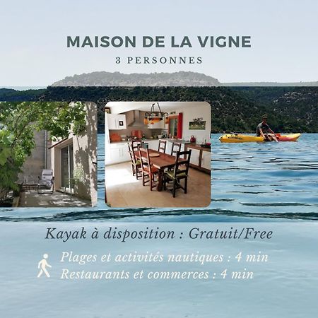 La Maison De La Vigne Bauduen Kültér fotó